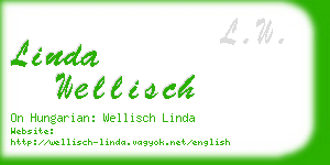 linda wellisch business card